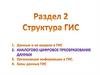 Структура ГИС. Аналогово-цифровое преобразования данных