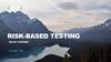 Risk-based testing
