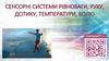 Сенсорні системи рівноваги, руху, дотику, температури, болю