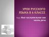 Имя числительное как часть речи. 6 класс