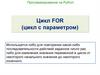 Программирование на Python. Цикл FOR