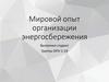 Мировой опыт организации энергосбережения