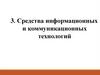 Средства информационных и коммуникационных технологий. Программное обеспечение персонального компьютера