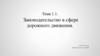 Законодательство в сфере дорожного движения