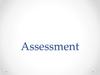 Assessment. Types of tests