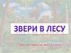 Звери в лесу