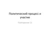 Политический процесс и участие
