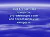 Участники процесса, отстаивающие свои или представляемые интересы