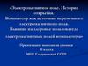 Электромагнитное поле. История открытия. Компьютер как источник переменного электромагнитного поля