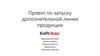 Проект по запуску дополнительной линии продукции. Бизнес-план