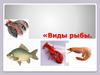 Виды рыб