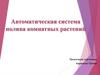 Автоматическая система полива комнатных растений