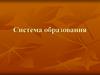 Система образрования
