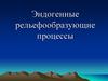 Эндогенные рельефообразующие процессы