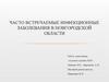 Часто встречаемые инфекционные заболевания в Новгородской области