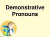 Demonstrative pronouns
