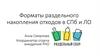 Форматы раздельного накопления отходов в СПб и ЛО