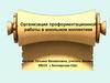 Организация профориентационной работы в школьном коллективе