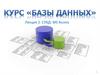 СУБД: MS Access