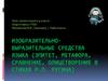 Изобразительно-выразительные средства языка (эпитет, метафора, сравнение, олицетворение в стихах Р.П. Ругина)