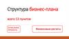Структура бизнес-плана