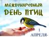 Международный день птиц