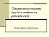Статистика оплаты труда и затрат на рабочую силу