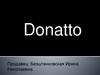 Продавец Donatto.  Самопрезентация