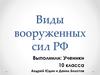 Виды вооруженных сил РФ