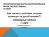 Как сказать о действии, которое переходит на другой предмет? (переходные глаголы)