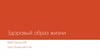 Здоровый образ жизни