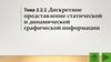 Дискретное представление статической и динамической графической информации