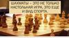 Шахматы – это не только настольная игра, это еще и вид спорта