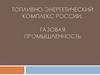 Топливно-энергетический комплекс России. Газовая промышленность