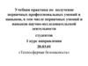 Учебная практика по получение первичных профессиональных умений и навыков. «Техносферная безопасность»