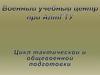 Организация, вооружение, тактика действий подразделений армий основных иностранных государств и иррегулярных формирований