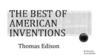 The best of American inventions