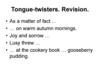 Tongue-twisters