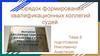 Формирование квалификационных коллегий судей