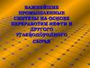 Важнейшие промышленные синтезы на основе переработки нефти и другого углеводородного сырья