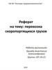 Перевозка скоропортящихся грузов