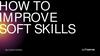 How to improve soft skills