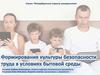 Формирование культуры безопасности труда в бытовых условиях