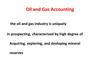 Oil and gas accounting