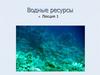 Водные ресурсы Земли