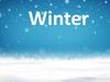 Winter activities