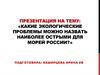 Проблемы морей России