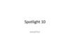 Spotlight 10 weather