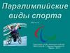 Паралимпийские виды спорта (Часть I)