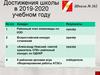 Достижения школы в 2019-2020 учебном году